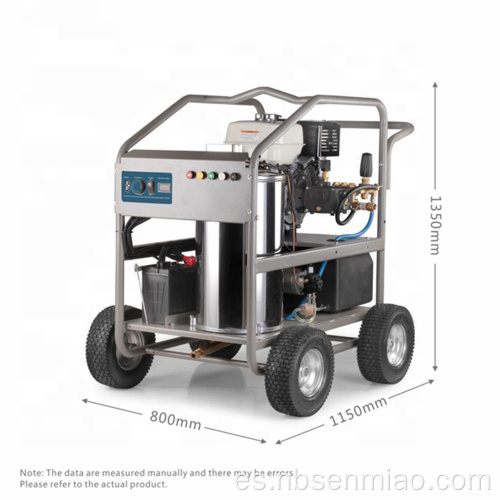 Lavadora de alta presión de agua caliente diesel de gasolina
